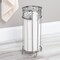 mDesign Metal Toilet Paper Holder Stand - Storage for 3 Rolls